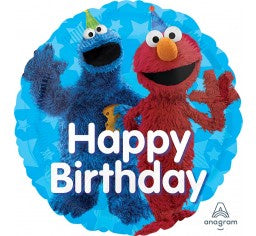 Sesame Street Fun Happy Birthday 18” Foil Balloon