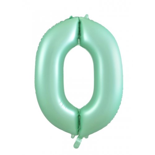 Matt Pastel Mint Mega Foil 34'' Numbers