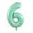 Matt Pastel Mint Mega Foil 34'' Numbers