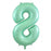 Matt Pastel Mint Mega Foil 34'' Numbers