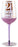 21/Twenty One Purple Glitter Wine Glass 430ml