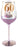 60/Sixty Purple Glitter Wine Glass 430ml