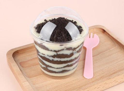 Plastic Round Dessert Cup 170ml - 10pc