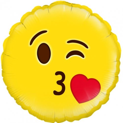 Foil Balloon Emoji 45.7 cm