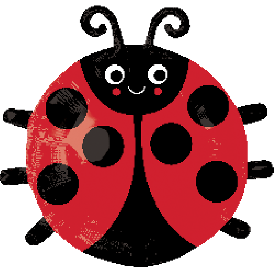 Anagram Foil Jr Shape 45cm (18") Happy Lady Bug