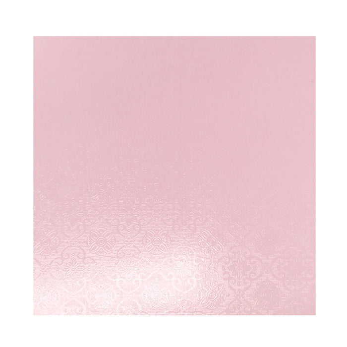 Cake Board Pink 6 Inch Square MDF 6mm Thick