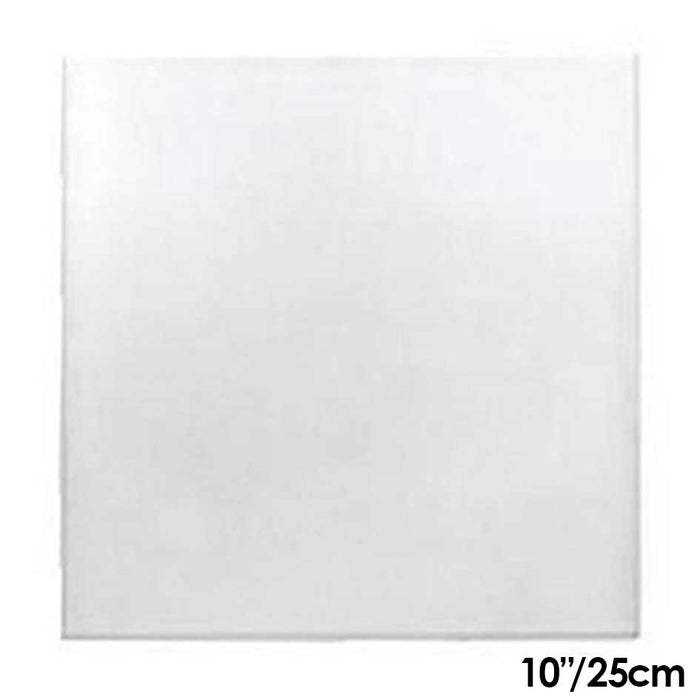 Cake Board White 10 Inch Square Masonite 4mm Thick