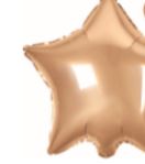 FOIL BALLOON GOLD STAR