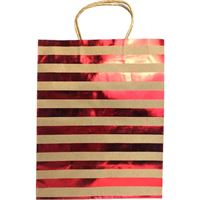 Medium Gift Bag With Red Foil