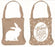 Easter Hessian Tote Bag Assorted Designs