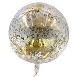 Bobo Balloon Crystal Clear With Assorted Confetti