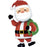 74 Inch Santa Shape Foil