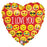 Emoji Heart I Love You 18" Foil Balloon