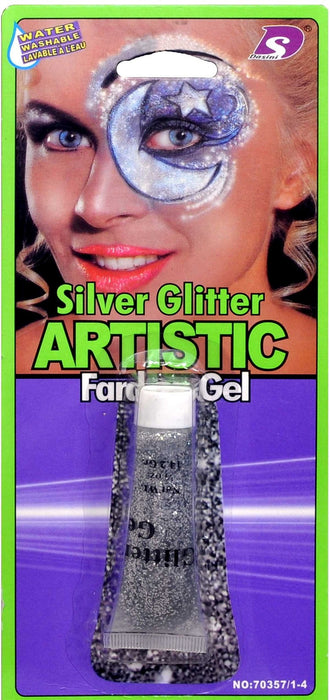 Body Glitter Gel Silver