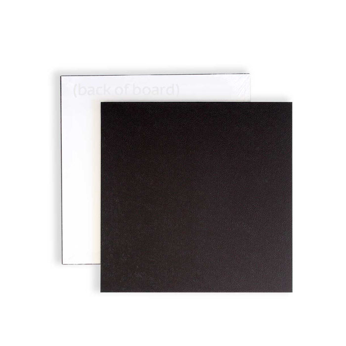 Loyal - Cake Board - Square Black Masonite