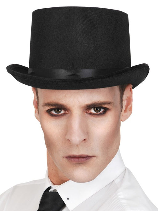 Top Hat Velvet Black