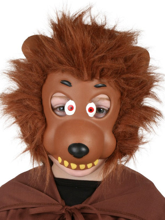 Werewolf EVA Face Mask with Plush Hair