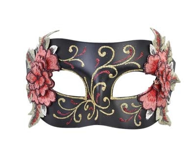 Aria Eye Mask Black/Red