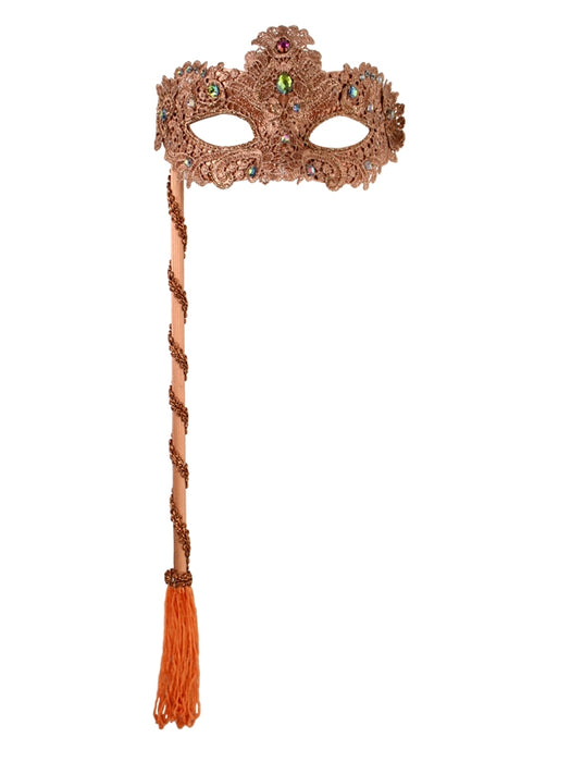 Crystal Lace Eye Mask on Stick