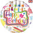 Happy Birthday 18" 45 cm Foil Balloon Art Print