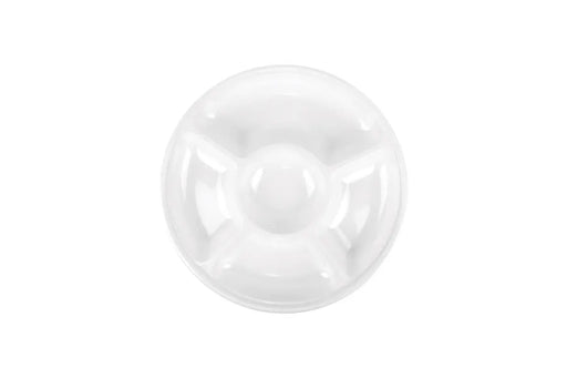 White Divider Platter 35cm 5 Sections 1 Pack