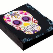 Day Of The Dead - Lunch Napkins - 16 Pc