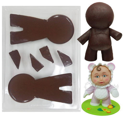 Mini Boss Man Chocolate Mould