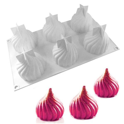 Soft Serve Swirl Silicone Mould