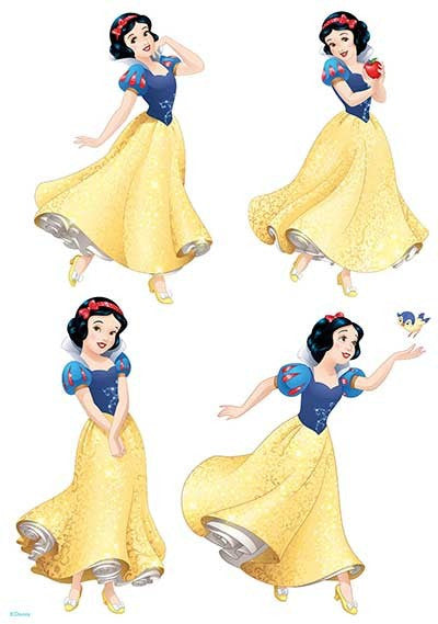 Snow White Stickers x 5 - Birthday Party - Disney Princess Party - Loot Bag  Idea