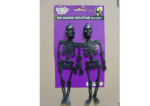 Scary Skeletons Hanging 23cm 2 Pack