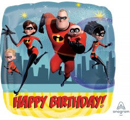 Happy Birthday Incredibles 2 18'' Foil