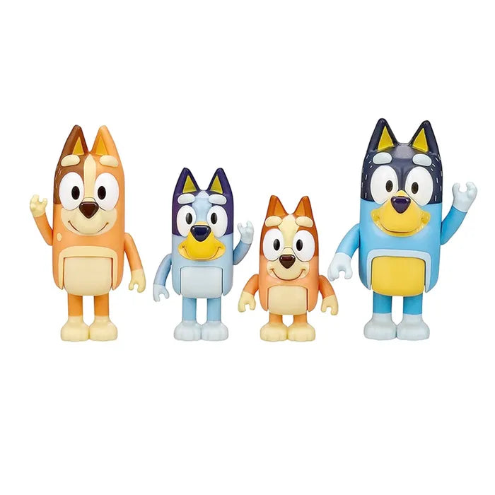 Bluey Plastic Figurines 4 Piece