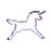 Purple Unicorn Cookie Cutter