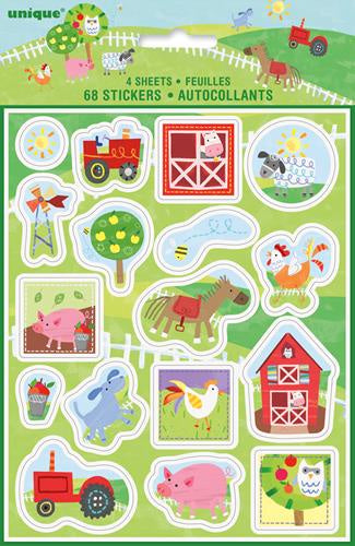 Farm Yard Sticker Sheet