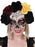 Ipanema Black Flowers & Jewelled Eye Mask