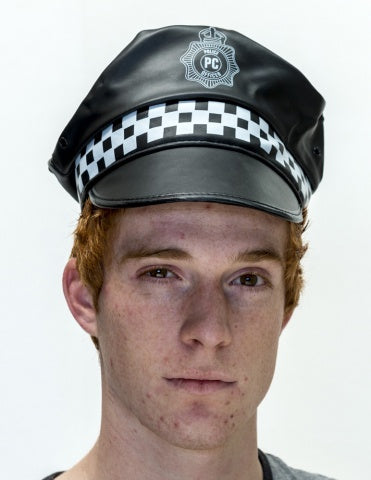 Vinyl Police Cap