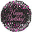 Sparkling Fizz Pink Happy Birthday 18"/45.7cm