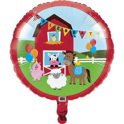 Farmyard Birthday Foil Balloon 43cm