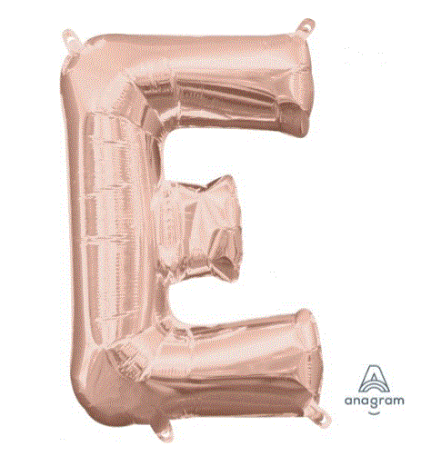 16" Rose Gold Foil Balloon Alpha E