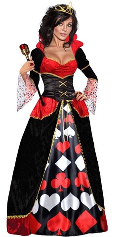 Adult Queen Of Hearts Costume — Red Fox Party Supplies