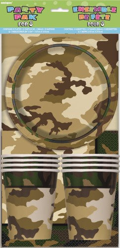 Military Camo Party Pack