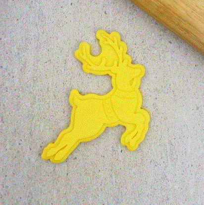 Flying Reindeer Cutter And 3D Embosser