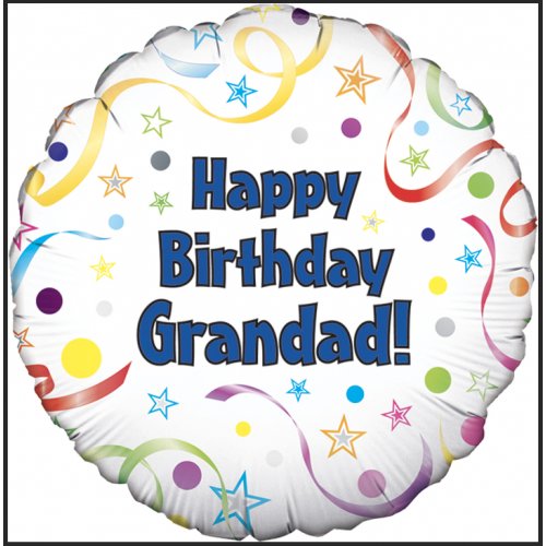 Happy Birthday Grandad 45cm  Foil Balloon