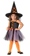 Witch Purple & Orange Kids Costume