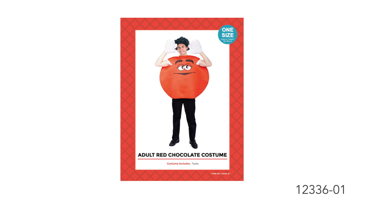 Adult Red Chocolate Costume