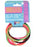 80'S Fluro Rubber Bracelets 12 Pack