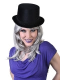 Top Hat Velvet Black