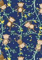 Wrapping Paper Monkey Mayhem