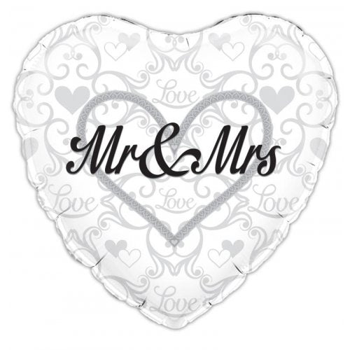 Mr & Mrs 18'' Foil Balloon