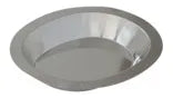 Mondo Metal Oval Pie Tin Plain Edge 11cm